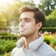 Безлопастной портативный вентилятор на шею NECK COOLER с аккумулятором 4000 мАч и 3 режимами обдува - изображение 13
