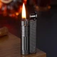 Бензиновая зажигалка с регулируемым пламенем VintageFlame, черный - изображение 2