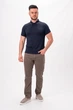Футболка поло однотонная K.O.R 5012 Синий (blue) XL - изображение 2