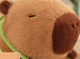 Мягкая игрушка UFT Капибара с рюкзаком 25 см Коричневая (MR9696) - изображение 7
