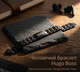 Чоловічий браслет Hugo Boss чорний з нержавіючої сталі подарунковий набір з коробкою для щоденного носіння - зображення 1