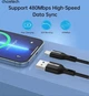 Кабель CHOETECH USB AM-Lightning M, 1.0 м, 2.4A Black (XAL-0003-BK) - изображение 4