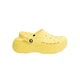 Крокси на платформі сабо Crocs Baya Platform Lemon 36 (EU 36-37) жовті - зображення 2