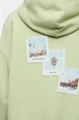 Чоловіче салатове худі Oversized Polaroid H Preach XS 206162 - зображення 4