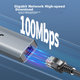 Адаптер Acer Type-C/USB на Ethernet, концентратор-розгалужувач, концентратор-спліттер, мережевий кабель для ноутбука, адаптер RJ45, конвертер, док-станція розширення для робочого столу - изображение 3