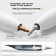 Емкостной стилус BASEUS для iPad и Apple Pencil [Bluetooth, цифровой дисплей] Совместим с планшетами 2026 Pro/Air/Mini7/iPad11 с сенсорным экраном и функцией письма. - изображение 8