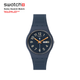 Швейцарський годинник Swatch Gent Series, темна лінія, модний подарунковий оглядовий годинник для чоловіків та жінок, кварцовий годинник SO28I700 - зображення 3