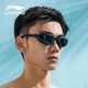 Очки для плавания Li Ning 24-19 с диоптриями -7.00, с шапочкой, черные - изображение 8