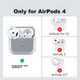 Чехол ESR для AirPods 4 с MagSafe противоударный, белый - изображение 6