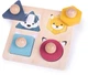 Układanka drewniana Bigjigs Toys Forest Animals 4 elementy 34019 (691621820193) - obraz 1