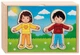 Układanka drewniana Goki Dress-Up Boy and Girl w pudełku 36 elementów 57475 (4013594574754) - obraz 1