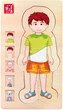 Układanka drewniana Small Foot Anatomy Boy warstwowa 29 elementów 5842 (4020972058423) - obraz 1