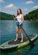 Дошка для сплаву по воді, надувна SUP-дошка TRIZAND 350 см 25259 - зображення 7