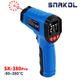 Пирометр SNAKOL SK-380Pro цифровой инфракрасный термометр -50–380°C EMS=0.1-1.00 DS=12:1 многолучевой лазер - изображение 1