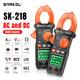 Токовые клещи SNAKOL SK-218 TrueRMS 600В AC/DC постоянный ток мультиметр вольтметр амперметр - изображение 3