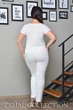 Брюки женские из коттона slim fit зауженные с высокой посадкой весенние осенние G&M M-1140-PS1-153-11 50 Размер цвет Белый - изображение 2