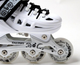 Комплект детских роликов Scale Sports White раздвижные + защита + шлем (34-37) - изображение 4
