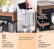 Кофеварка Klarstein Arabica Comfort сенсорная панель управления 1350W Бронзовый (10041524) - изображение 7