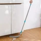 Щетка для пыли телескопическая гибкая швабра для уборки высоких мест металлическая с ударопрочным пластиком Серая для дома и офиса профессиональный инструмент для труднодоступных поверхностей 1 шт - изображение 5