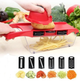 Овочерізка - мультислайсер Mandoline Slicer 6 in 1 · Тертка – шатківниця для овочів та фруктів з контейнером 52789/10 - зображення 1