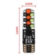 LED автолампи T10 з пультом ДК та стробоскопом RGB – кольорові габаритні світлодіодні лампи для авто - зображення 4