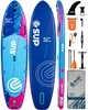 Надувная SUP-доска E-SUP Aruba Blue 11’6” (350×89×15 см), двухслойная, с веслом и аксессуарами - изображение 1