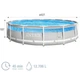 Каркасный бассейн Intex 26722 круглый 427×107 см с фильтр-насосом, лестницей, подстилкой и тентом - изображение 3