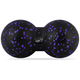 Масажний м'яч подвійний PowerPlay PP-4352 Epp foam peanut ball (d8*16cm.) Чорно/Фіолетовий - зображення 1