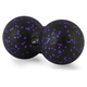 Масажний м'яч подвійний PowerPlay PP-4352 Epp foam peanut ball (d8*16cm.) Чорно/Фіолетовий - зображення 3