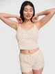 Жіночий топ Victoria's Secret (987432546815) Drop Needle Pointelle Tank Top XL молочний - зображення 3