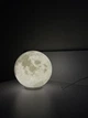Настільна лампа нічник місяць RGB LED з USB - изображение 3
