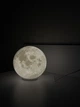 Настільна лампа нічник місяць RGB LED з USB - изображение 4