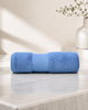Рушник махровий однотонний блакитний LoveYouHome - зображення 7