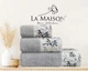 Подарочный набор полотенец La Maison 3 шт с ароматом Sage Gri - изображение 2