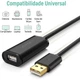Дата кабель USB 2.0 AM to AF 20.0m Active black Ugreen (10324) (345452) - изображение 2