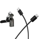Дата кабель Hoco X126 Experto Type-C to Type-C 60W + Phone Holder & Lanyard (0.35m) Black - изображение 3