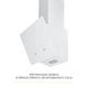 Вытяжка декоративная наклонная WEILOR AURA WDS 63 WHITE - изображение 2