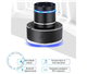 Портативная Виброколонка Adin - 26 Ватт bluetooth 4.0 Без Лого - Чёрный - изображение 5