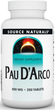Кора муравьиного дерева Пау дарко Source Naturals Pau D`Arco 250 таблеток - изображение 1
