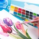 Набор кистей с грипом Kite Creative K-334-2 (синтетика круглые 2, 6, 10, плоская 12) - изображение 4