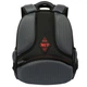 Рюкзак напівкаркасний Yes Speed Zone 37x27x13 см 13 л чорний (550234) - зображення 3