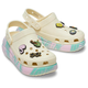 Сабо на высокой платформе Crocs Classic Crush Clog 38-39 р 24.3-24.8 см Бежевые с принтом 207521-M6/W8 Spring Break Vanilla/Multi - изображение 3