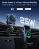 Магнитный автодержатель ESR OmniLock Magnetic (Cryoboost) 25W Air Vent Car Charger Black (2B5280102) - изображение 5