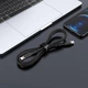 Кабель ACEFAST C2-01 Type-C to iP 3A, 20W, 1.2m silicone, zinc connectors, Black - изображение 4