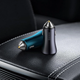 Автомобільний зарядний пристрій Baseus Golden Contactor Dual Fast Charger Car Charger C+C 40W Blue - зображення 10