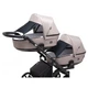 Коляска 2 в 1 для двойни Bair Kiwi DUO Soft BKD-455 капучино - изображение 6