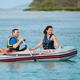 Надувная лодка Intex 68376 NP Mariner 4 328×145×48 см 4-местная до 500 кг с алюминиевыми веслами и ручным насосом - изображение 2
