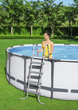 Каркасный бассейн Bestway круглый 488×122 см, объем 19480 л, фильтр-насос, лестница, тент - изображение 7