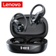 Бездротові, спортивні навушники Lenovo Thinkplus LP75 Bluetooth, навушники TWS з мікрофоном, сенсорна гарнітура зі спортивним кріпленням за вухо, Black - зображення 1