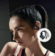 Бездротові, спортивні навушники Lenovo Thinkplus LP75 Bluetooth, навушники TWS з мікрофоном, сенсорна гарнітура зі спортивним кріпленням за вухо, Black - зображення 3